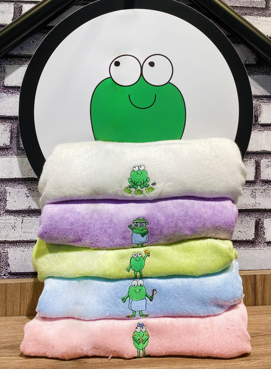 CrokCrokFrok Bamboo Towel for Kids & Adult - Apple Green - Large