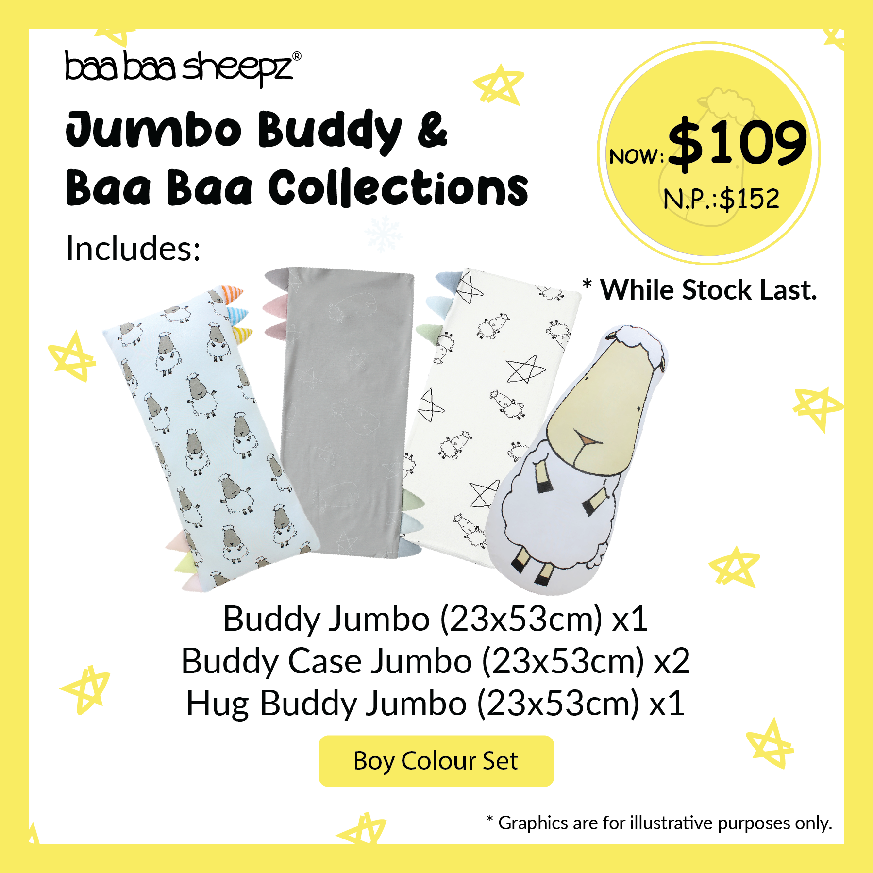 Baa Baa Sheepz Jumbo Buddy & Baa Baa Collections