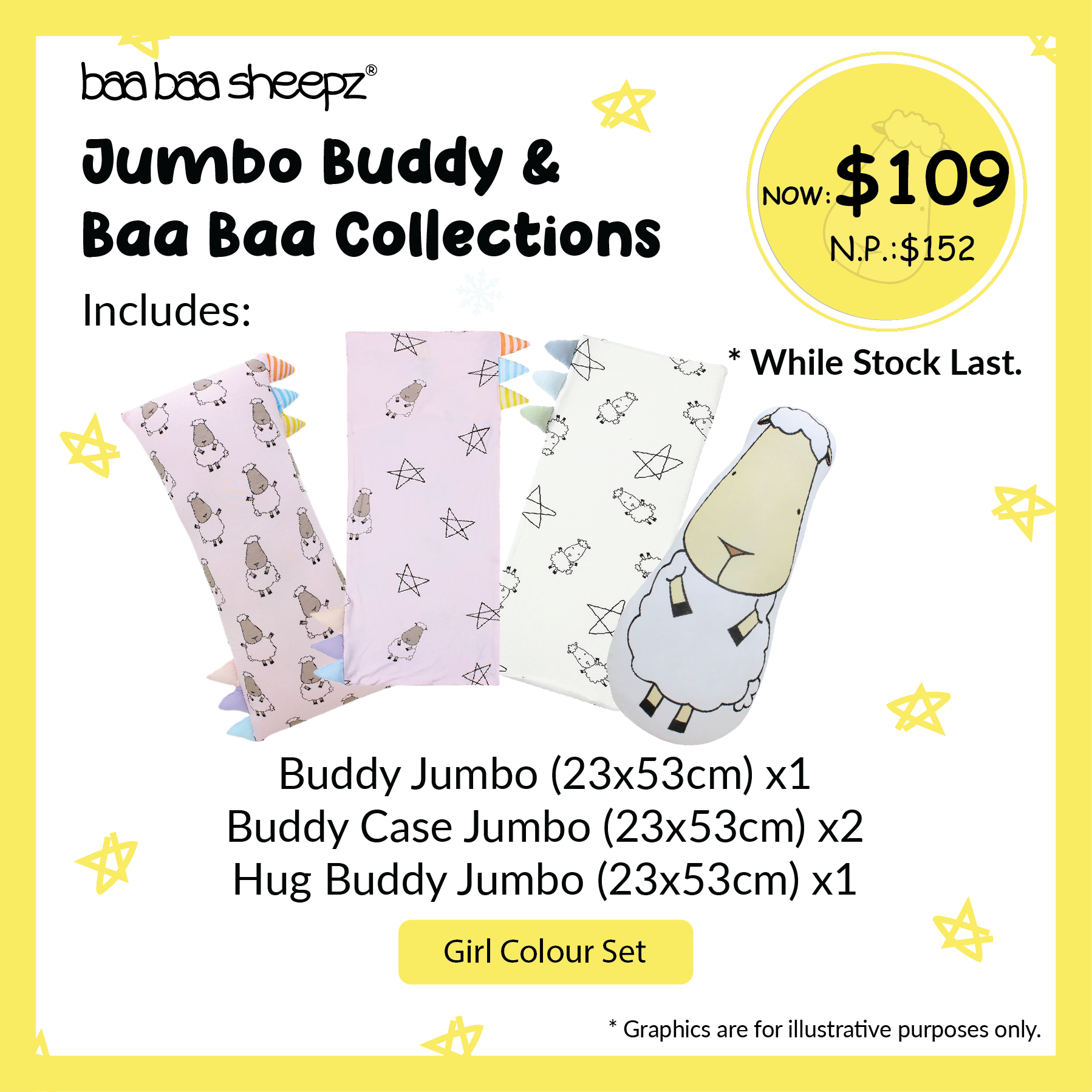 Baa Baa Sheepz Jumbo Buddy & Baa Baa Collections