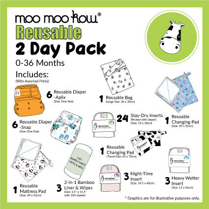 Moo Moo Kow® - Reusable 2 Day Package