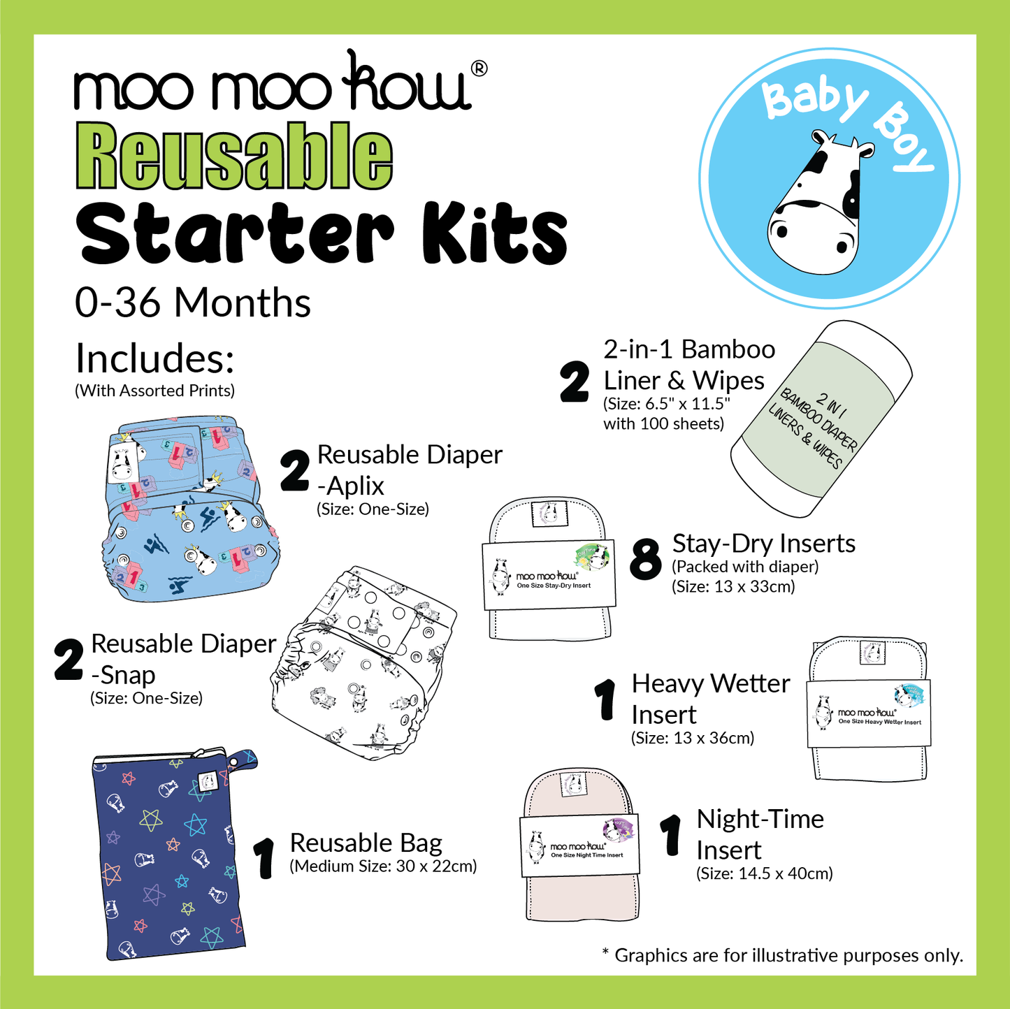 Moo Moo Kow® - Starter Kits Set
