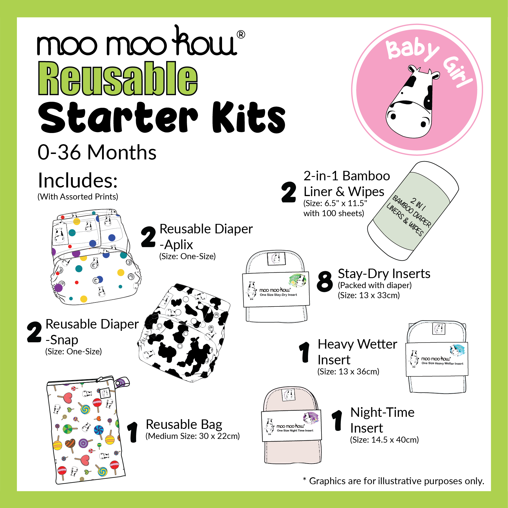 Moo Moo Kow® - Starter Kits Set