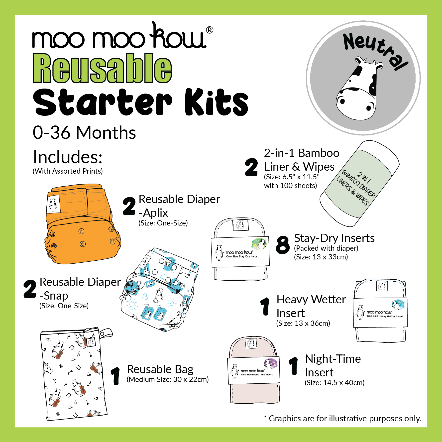 Moo Moo Kow® - Starter Kits Set