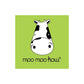 Greetings Card - Moo Moo Kow® Green