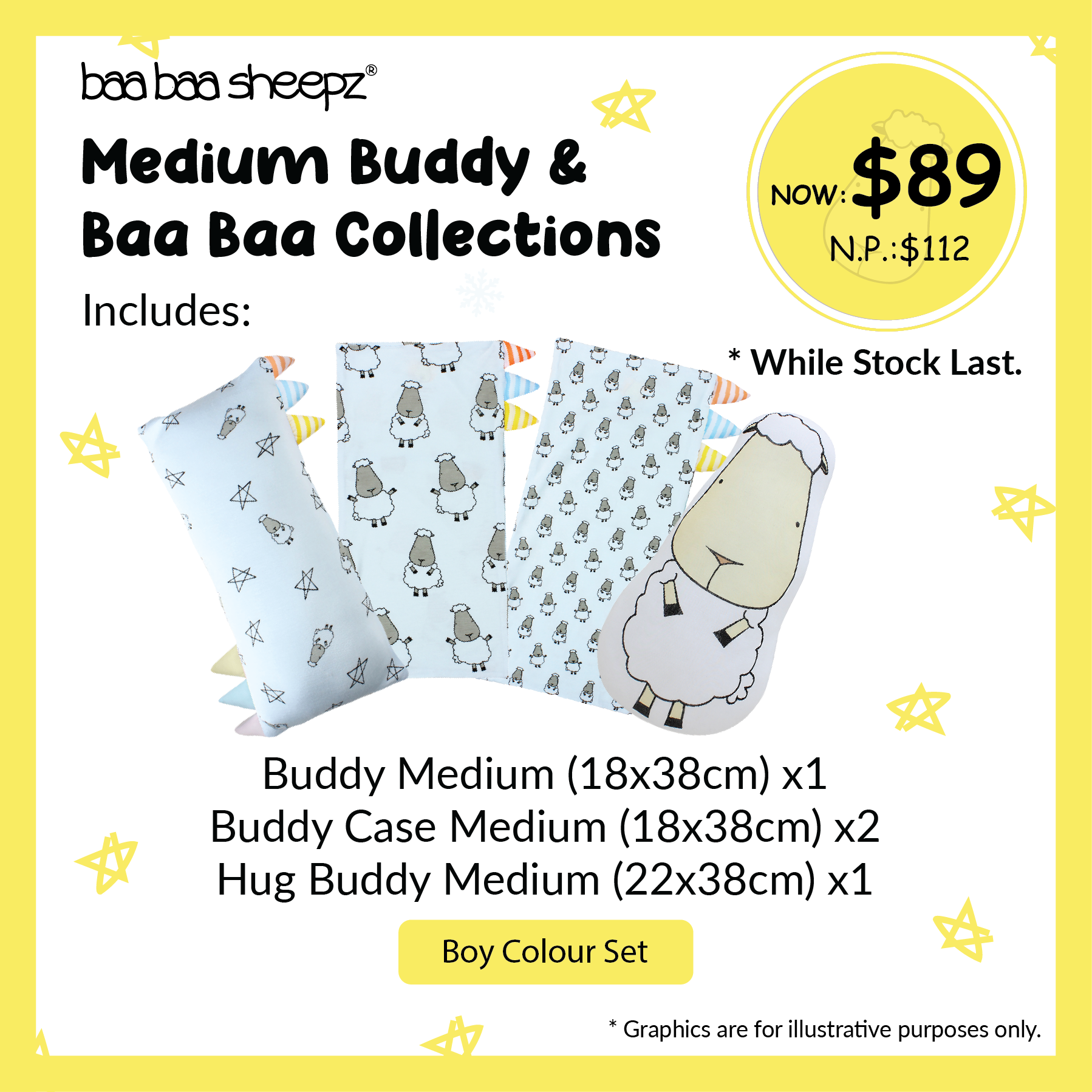 Baa Baa Sheepz Medium Buddy & Baa Baa Collections