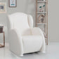 Micuna Flor Breastfeeding Rocking Chair - Galaxy Grey / White