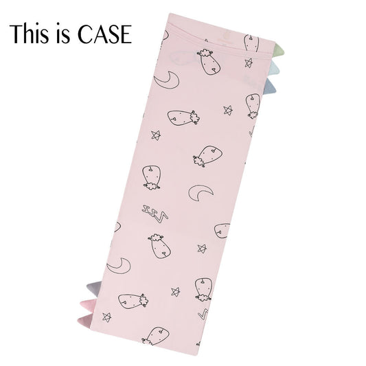 Bed-Time Buddy Case Sweet Dreams Baa Baa Pink with Color tag - XL