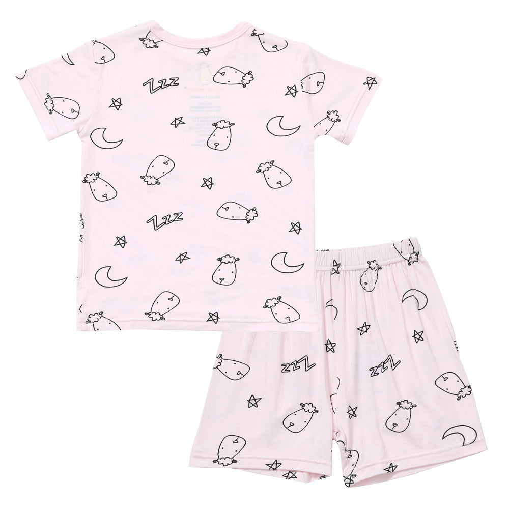 Short Sleeve Shirt Sweet Dreams Baa Baa Pink + Shorts Sweet Dreams Baa Baa Pink