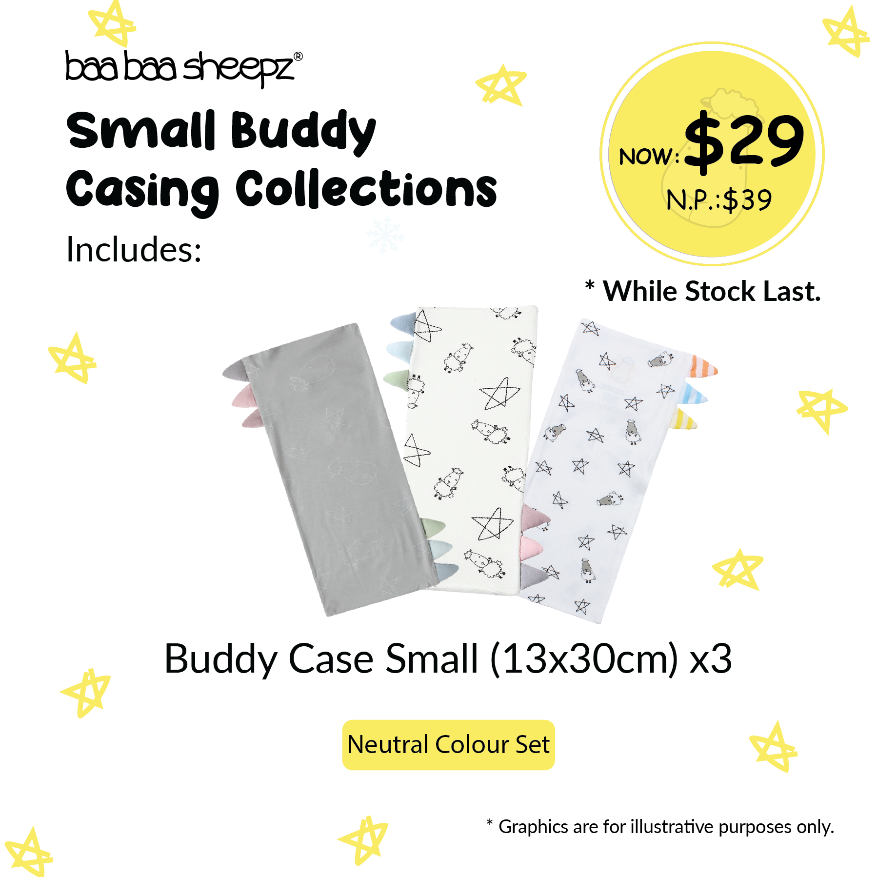 Baa Baa Sheepz Small Buddy Casing Collections