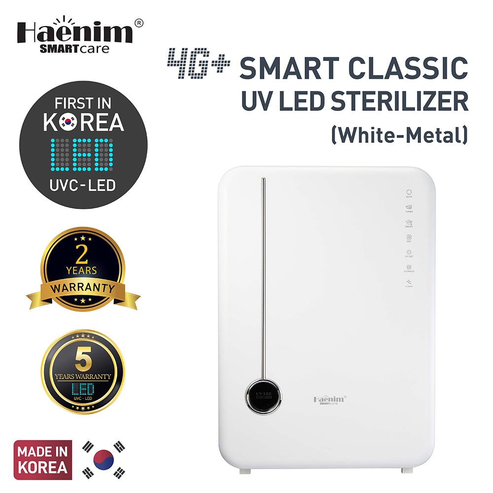 Haenim 4G+ Smart Classic (White Metal) UVC-LED Sterilizer