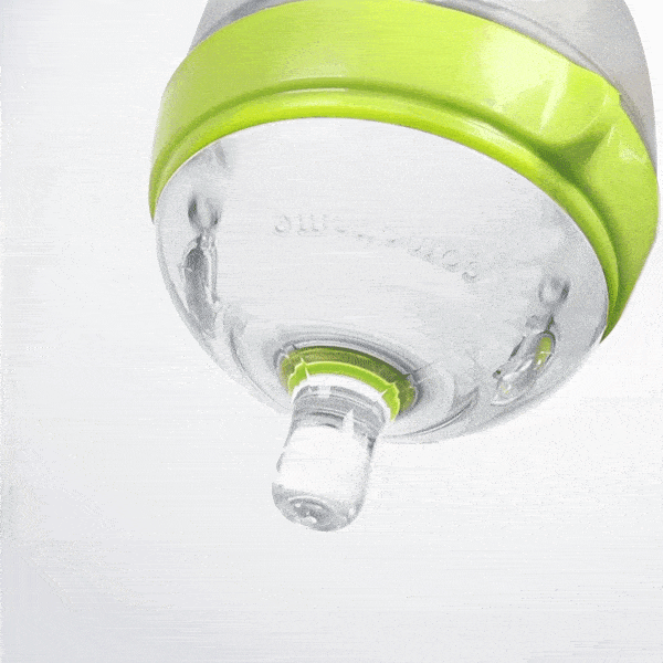 Comotomo Natural Feel Anti-Bacterial Heat Resistance Silicon Baby Bottle 150ml (Green)