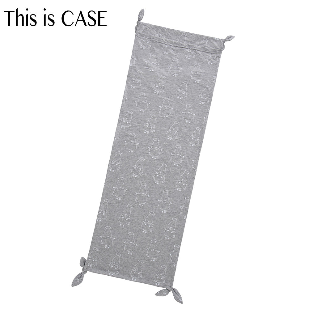 Bed-Time Buddy Case Big Sheepz Grey with Knot Grey - XL