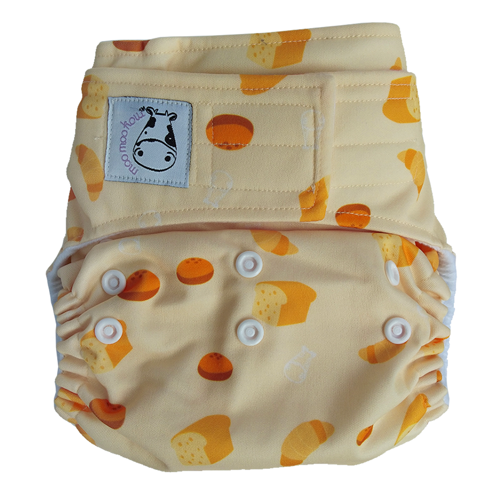 Cloth Diaper One Size Aplix - Bread