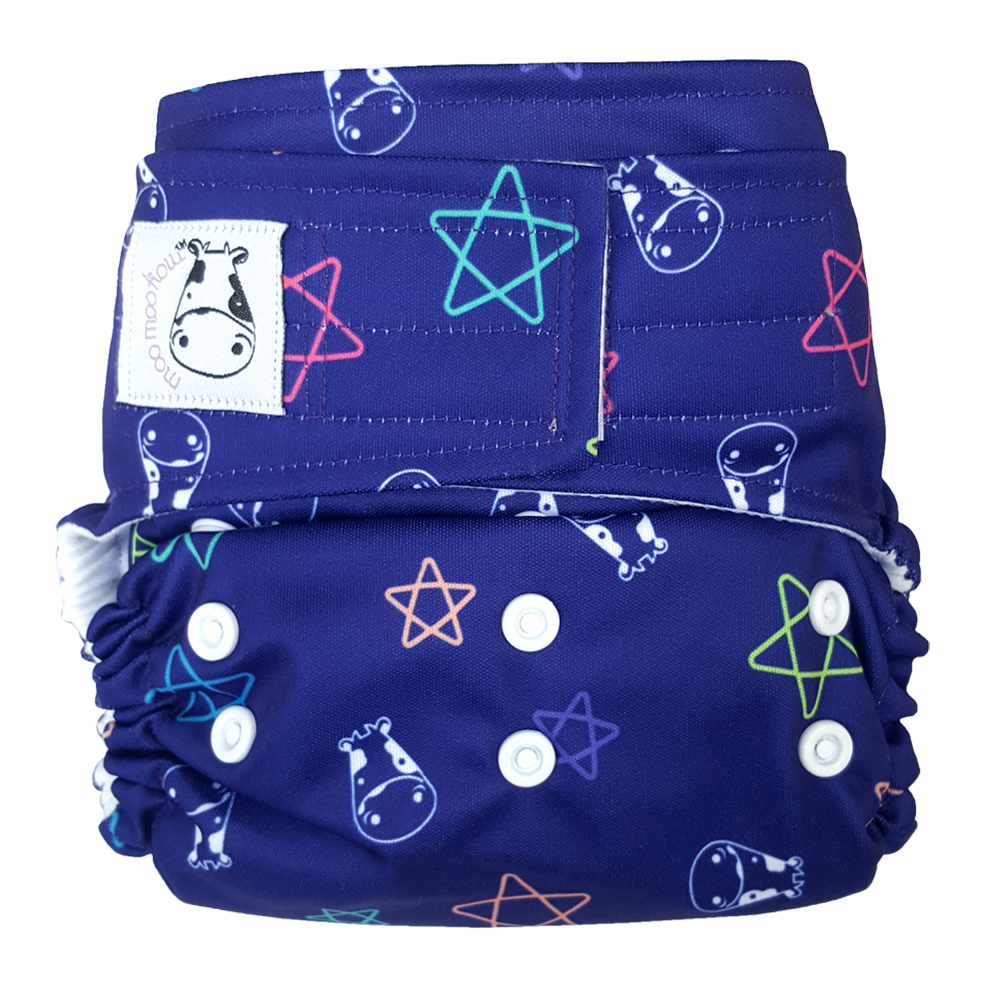 Cloth Diaper One Size Aplix - Color Star