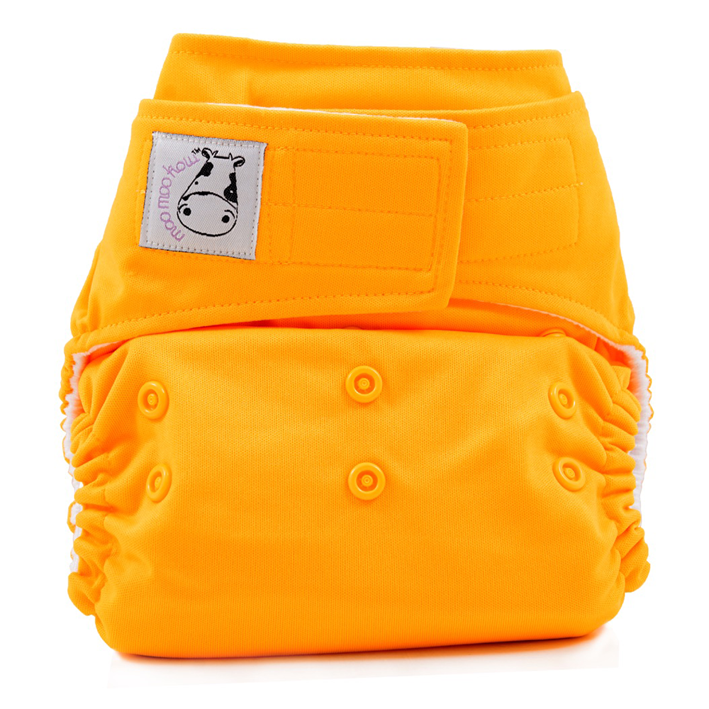 Cloth Diaper One Size Snap - Light Orange