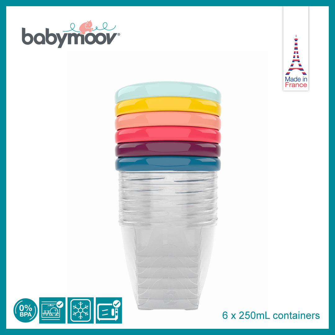 Babymoov Babybols Food Storage (6 x 250mL)