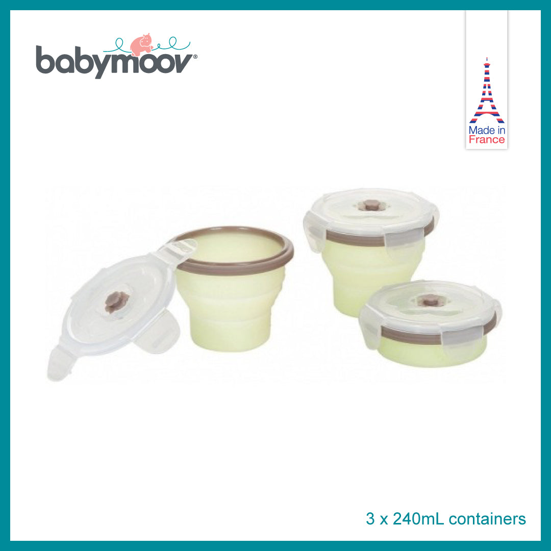 Babymoov Silicone Container Set (3 x 240ml)