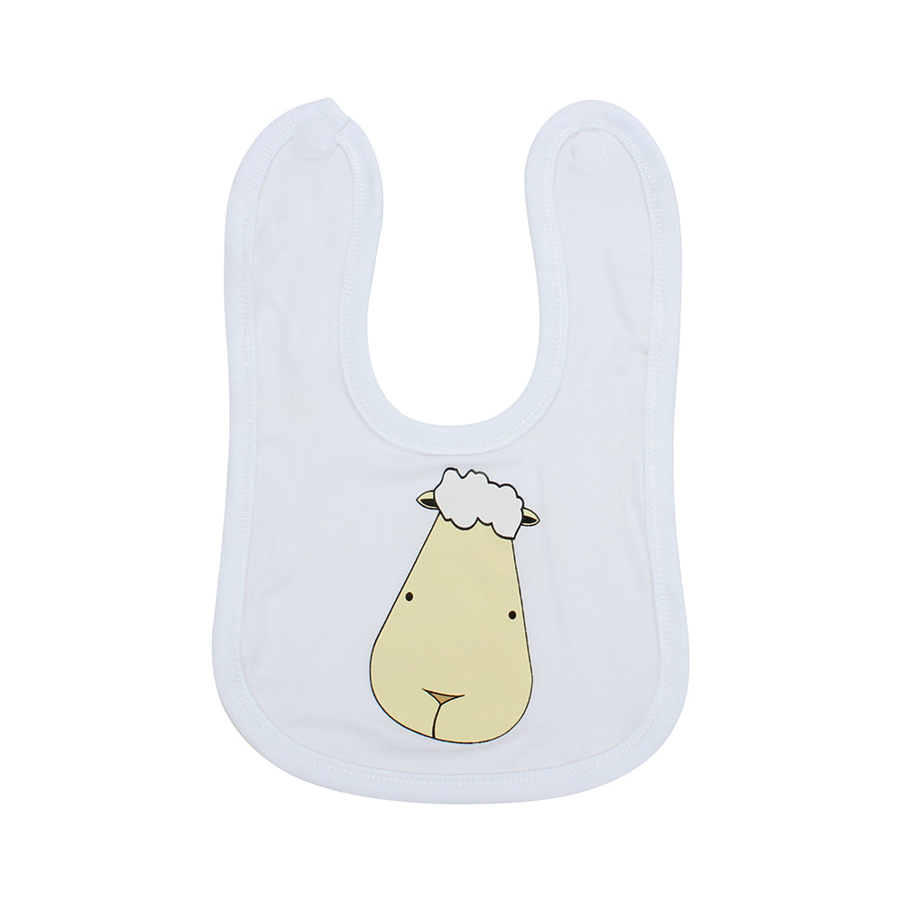 Bib Big Face White