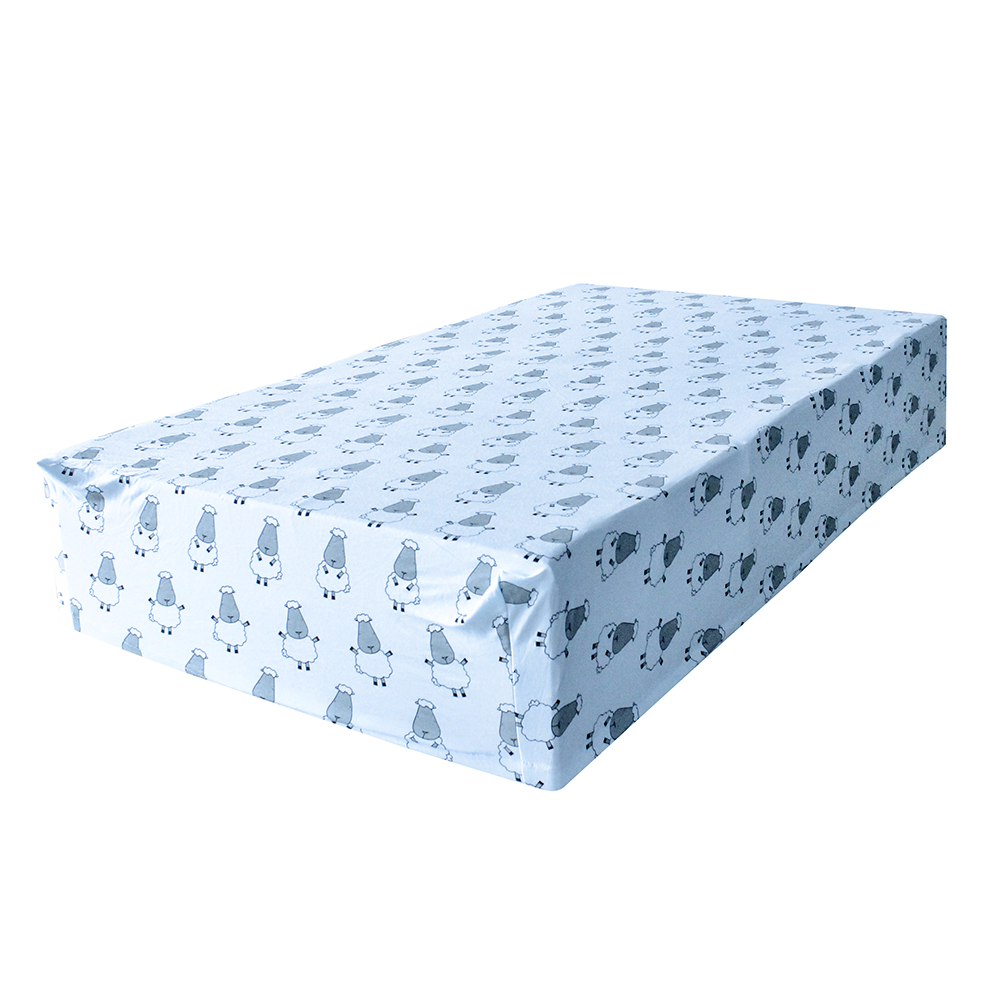 Mattress Sheet Blue Big Sheepz