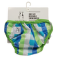One Size Swim Diaper Checkers with Green Border