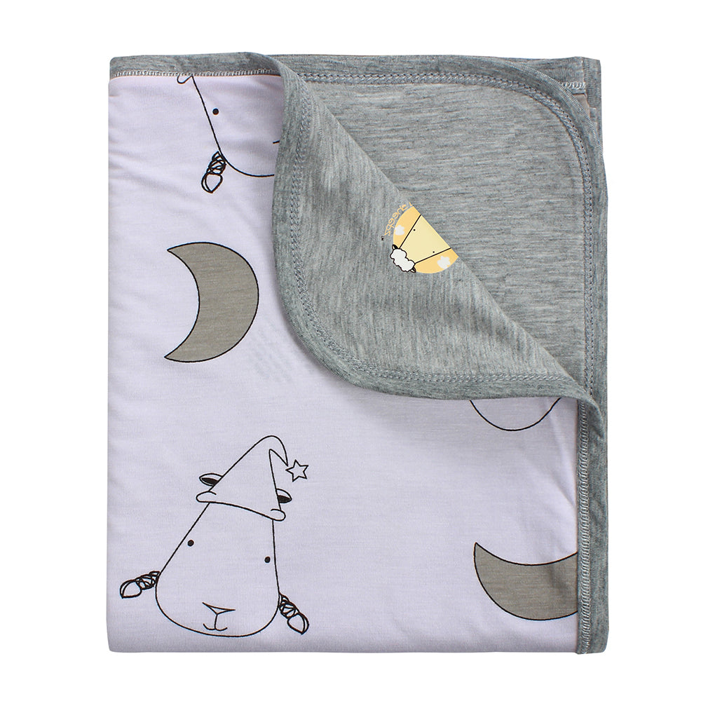 Double Layer Blanket Big Moon & Sheepz Pink - 36M