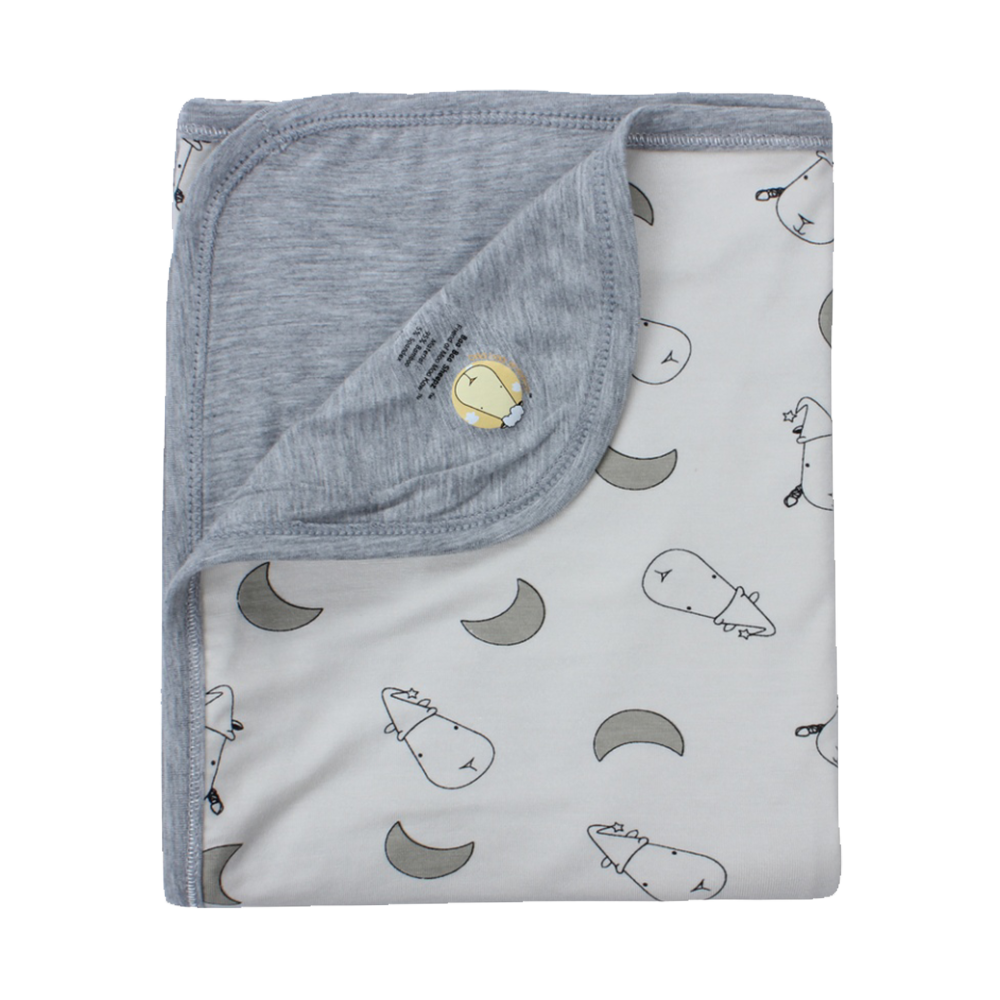 Double Layer Blanket Small Moon & Sheepz Yellow - 36M