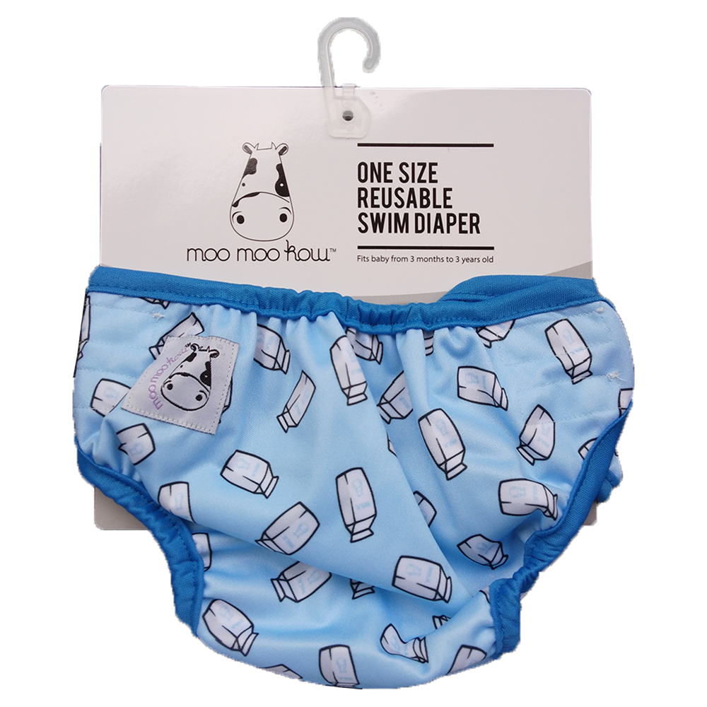 One Size Swim Diaper Milk Cartons