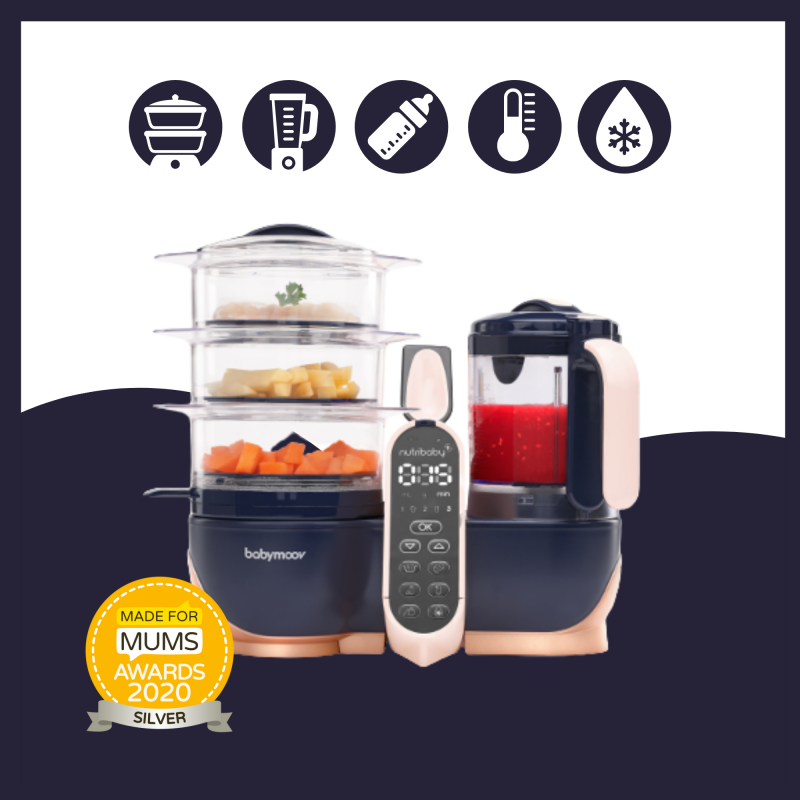 Babymoov Nutribaby(+) XL 5-in-1 Food Prep Machine – Moo Moo Kow & Friends