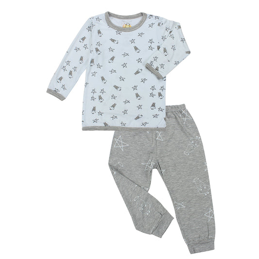 Pyjamas Set Small Star & Sheepz Blue + Big Star & Sheepz Grey
