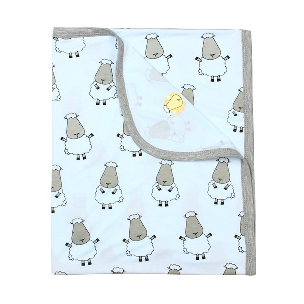 bamboo blanket baby blue