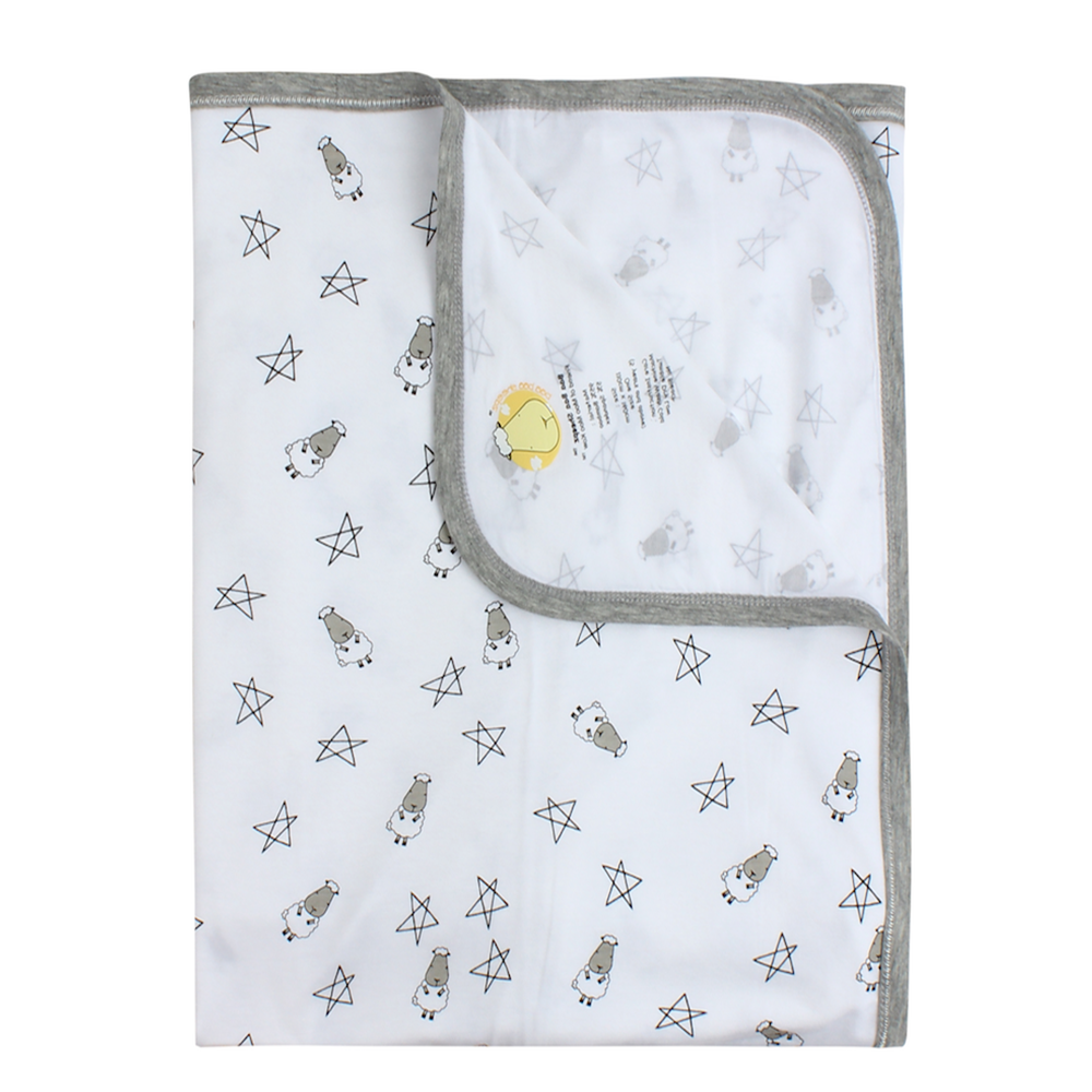 bamboo blanket baby white