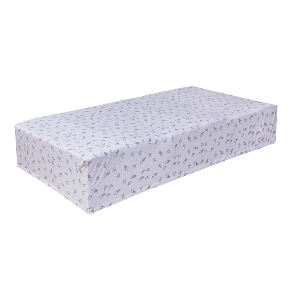 Mattress Sheet Pink Small Star & Sheepz