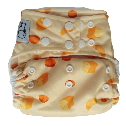 Cloth Diaper One Size Snap - Bread