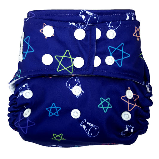 Cloth Diaper One Size Snap - Color Star