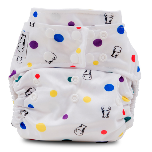 Cloth Diaper One Size Snap - Dot Dot