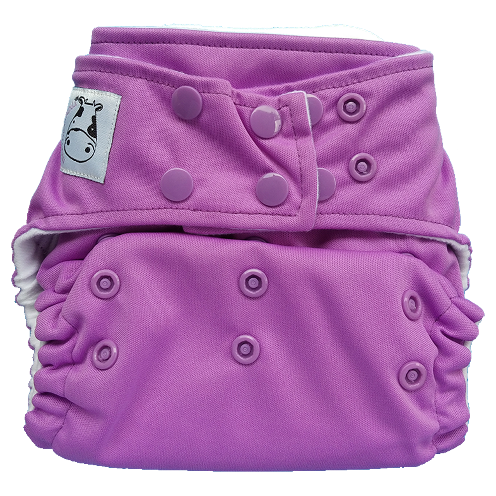 Cloth Diaper One Size Snap - Violet