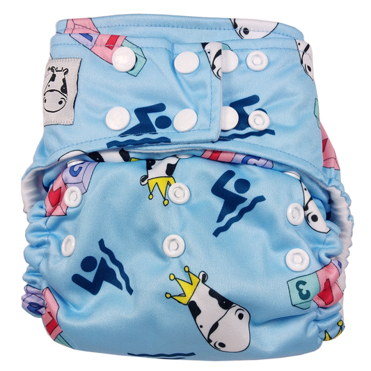 Cloth Diaper One Size Snap - Swim