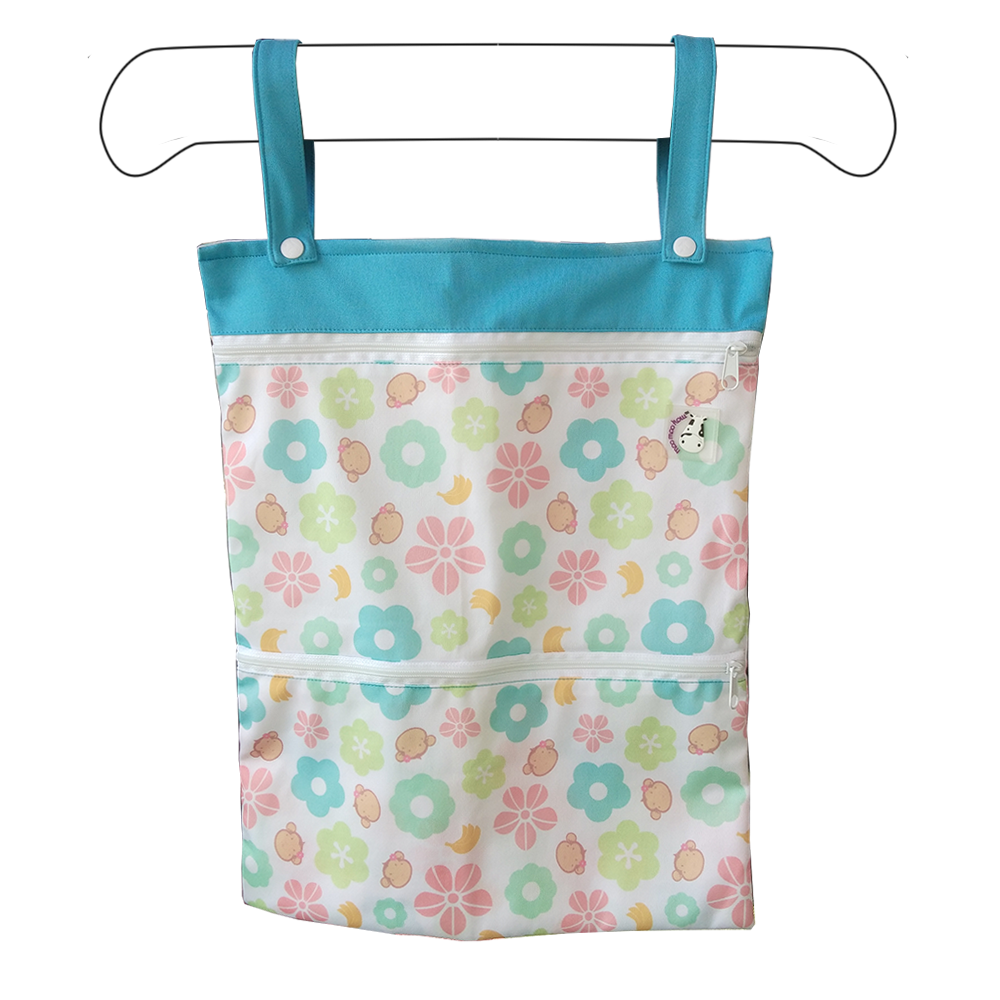 Wet Bag XL - Mooky Flower Blue