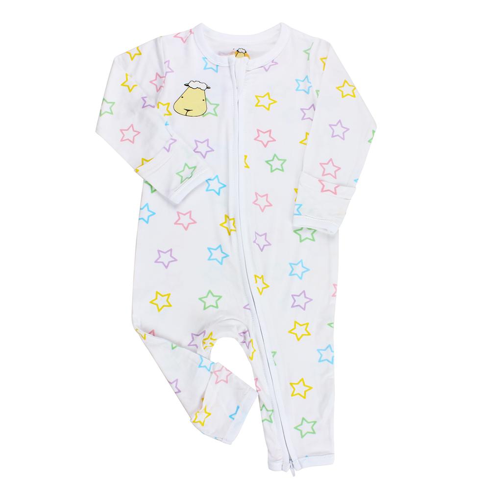 bamboo romper colourful